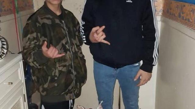 Imagen de los dos supuestos asesinos de Ibon Urrengoetxea.