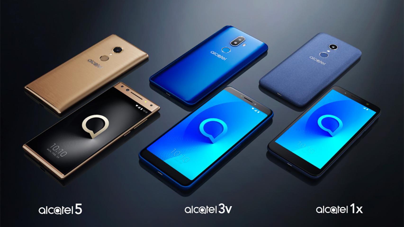 Tres nuevos móviles baratos de Alcatel se muestran en el CES 2018