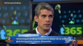 Jose Luis Sánchez en El Chiringuito. Foto: Twitter (@elchiringuitotv)