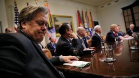 El que fuera estratega jefe de la Casa Blanca, Steve Bannon.