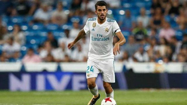 Ceballos, en un partido con el Madrid