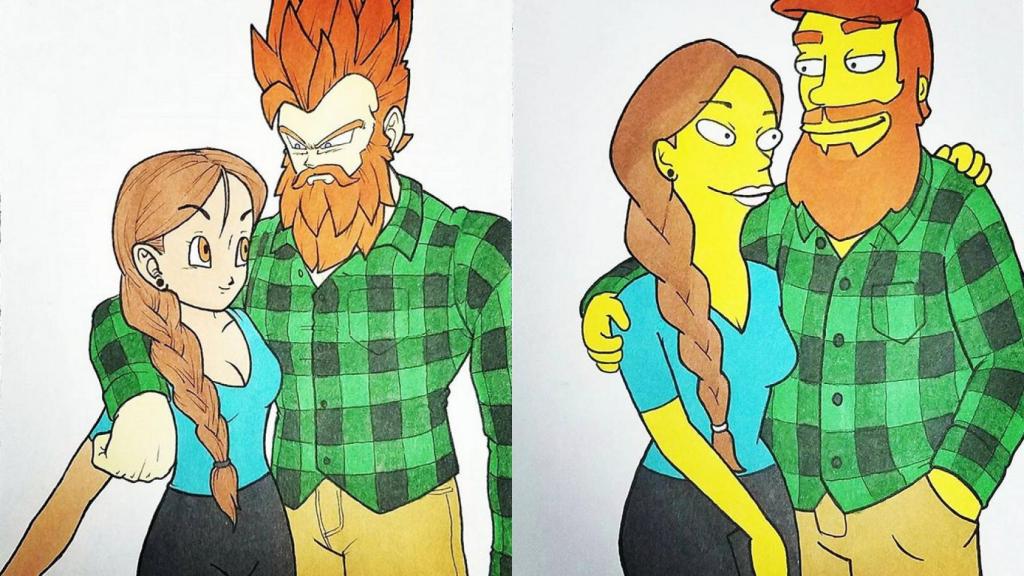 Dragon Ball o los Simpsons son algunas de las series de dibujos que le han inspirado