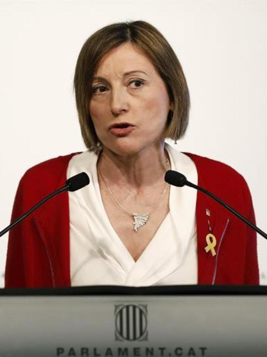 Carme Forcadell, actual presidenta del Parlamento catalán