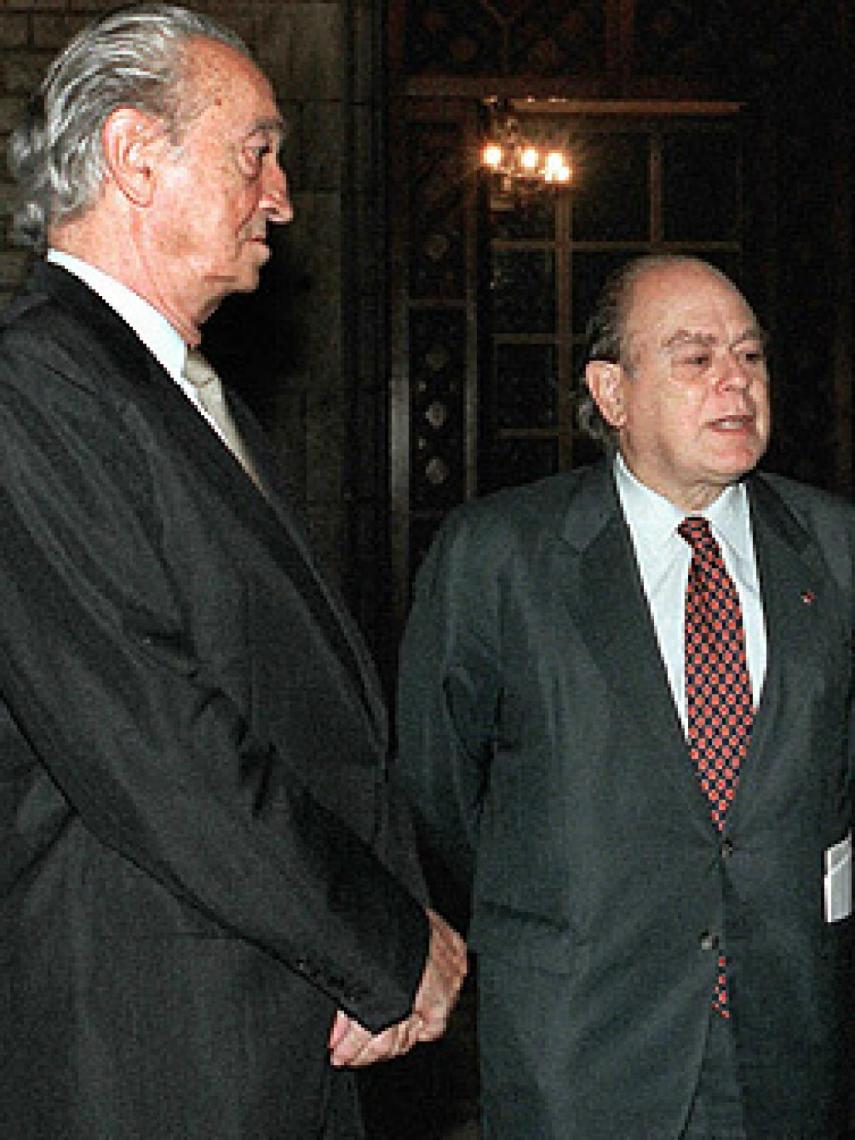 Joaquim Xicoy junto a Jordi Pujol