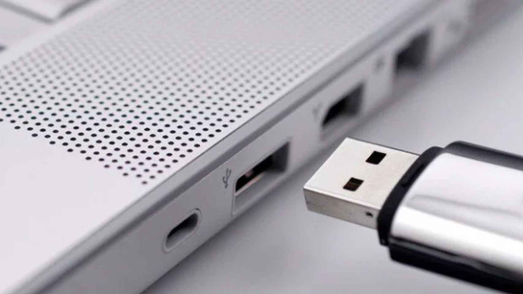 USB en un ordenador.