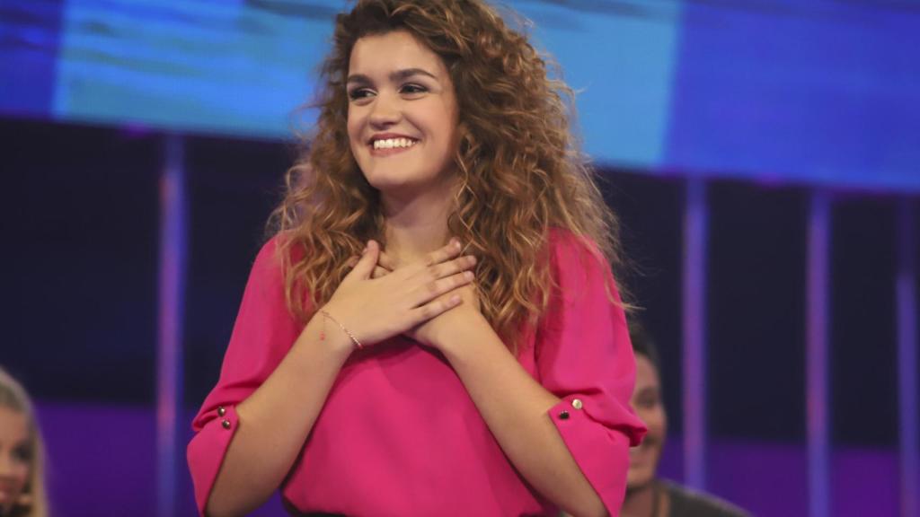 Amaia Romero, en una de las galas de 'OT'.