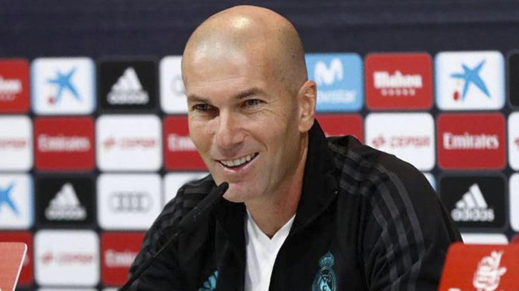 Zidane en rueda de prensa