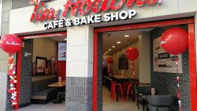 El local de Tim Hortons en la calle Montera, en Madrid.