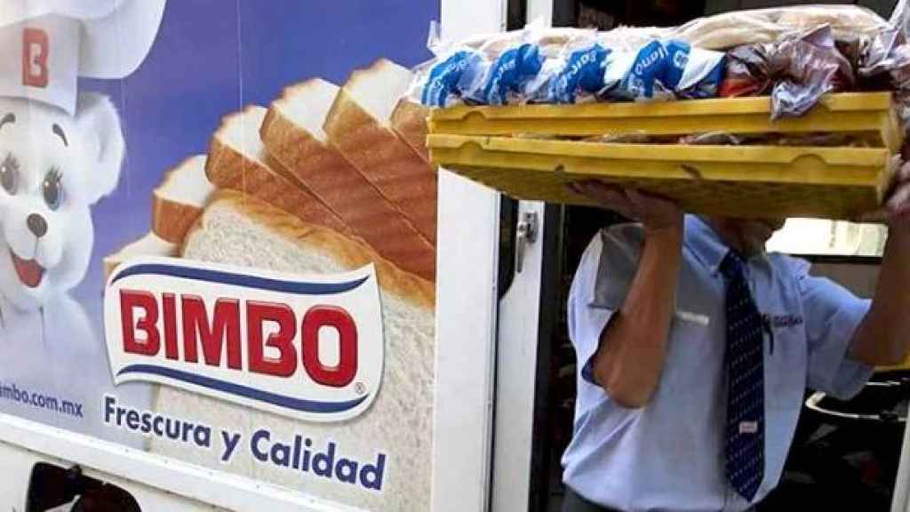Camión de reparto de pan Bimbo, en una imagen de archivo.