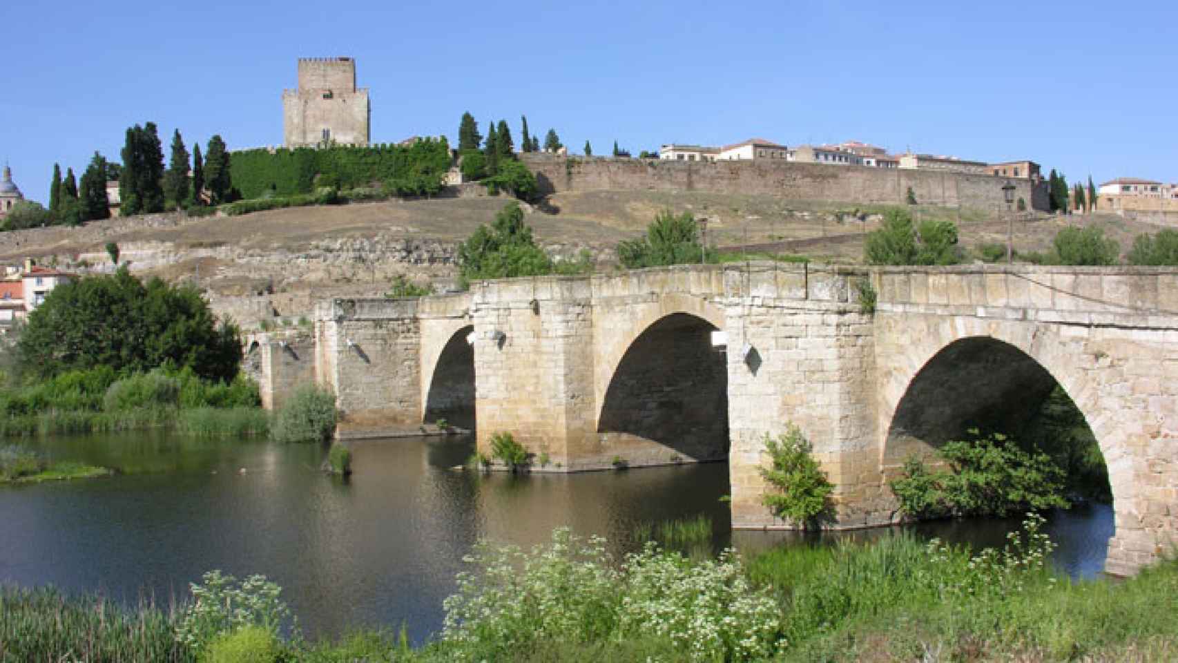 Río Águeda, murallas y castillo de Ciudad Rodrigo