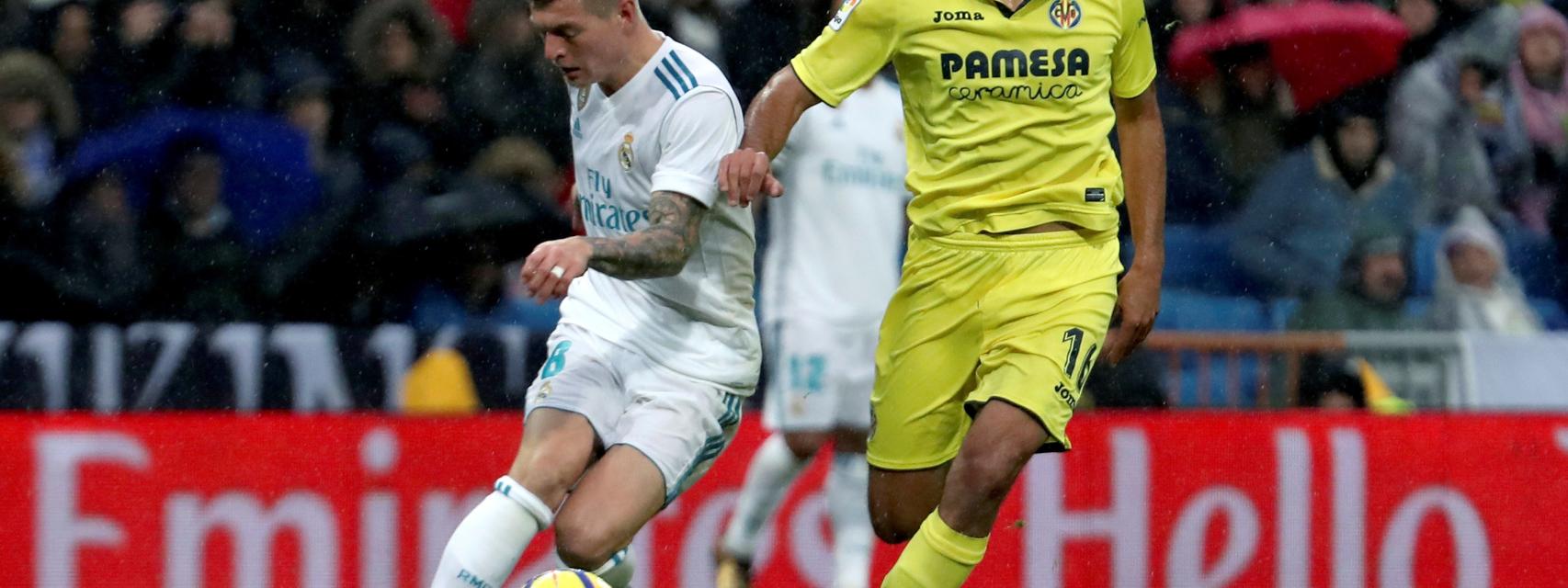 Kroos en el Real Madrid - Villarreal.