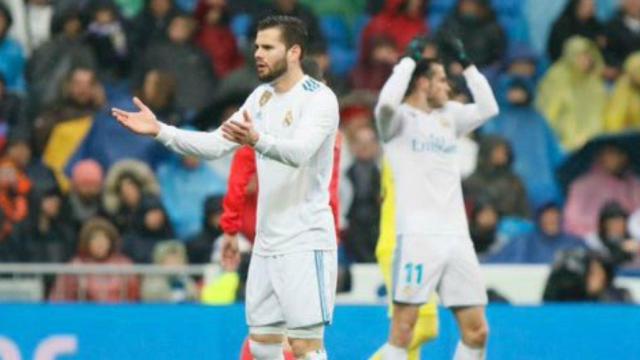 Nacho se queja. Foto Manu Laya El Bernabéu