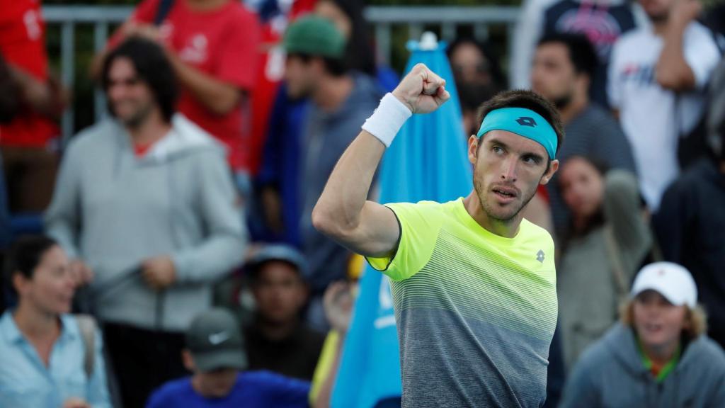 Mayer, tras pasar a la segunda ronda del Abierto de Australia.