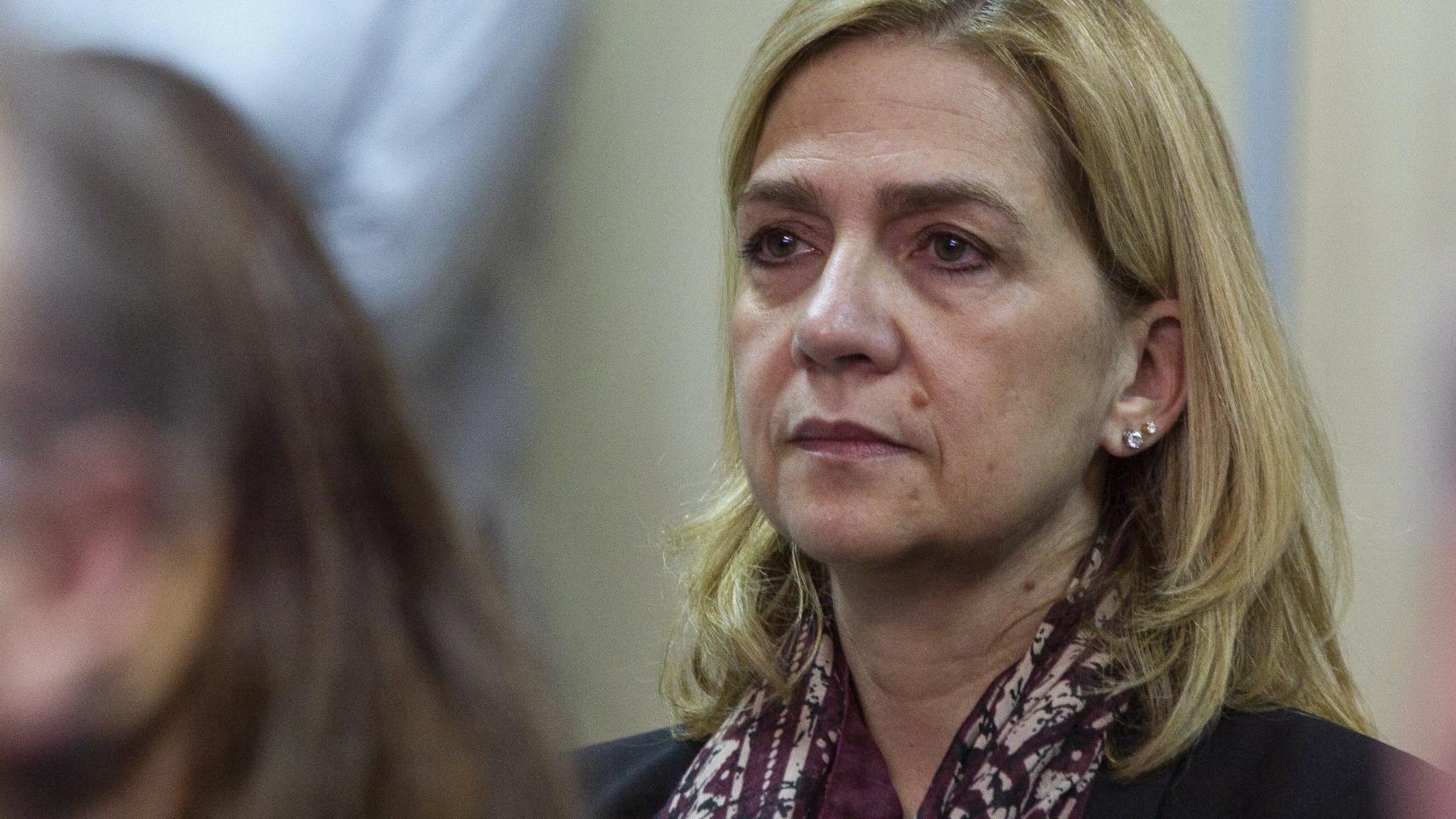 La Infanta Cristina en el banquillo.