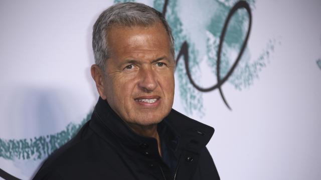 Mario Testino durante un evento.