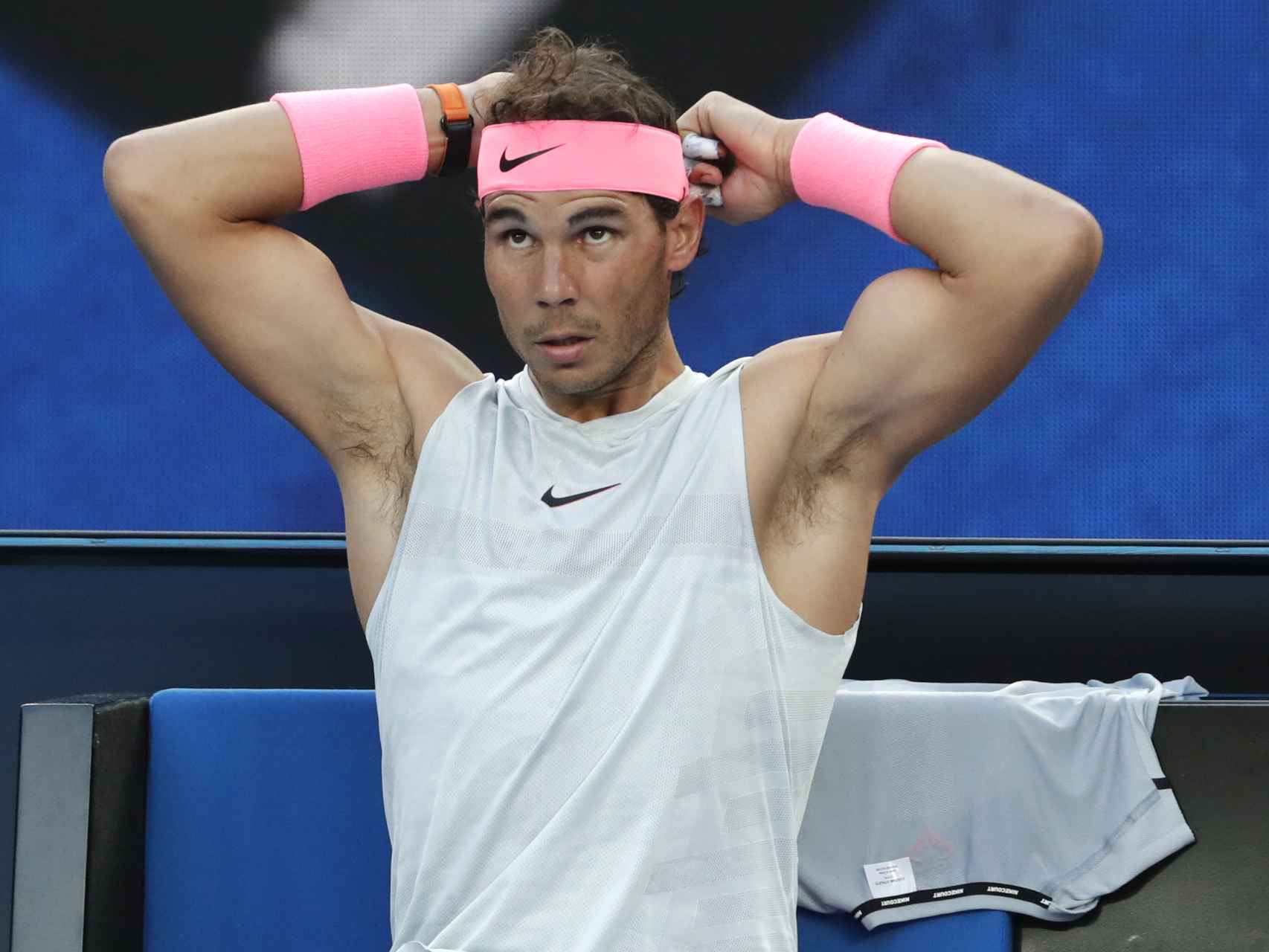 La camiseta de los musculos de Rafa Nadal