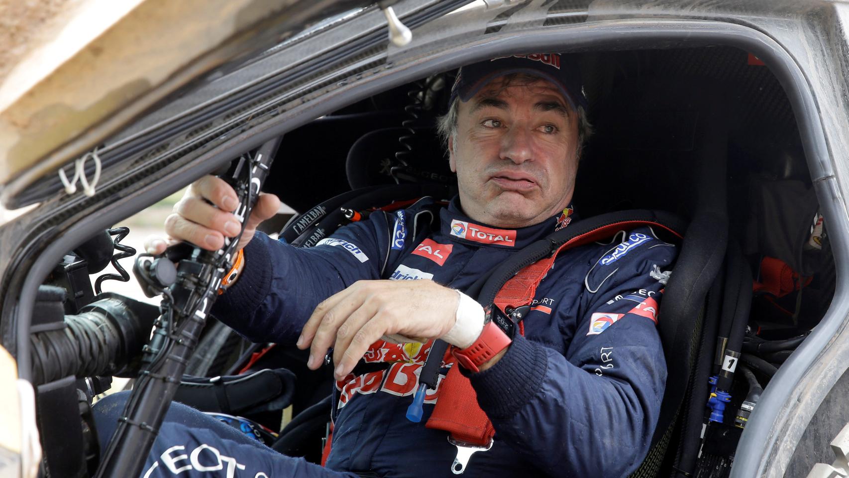 Carlos Sainz en la presente edición del Dakar.