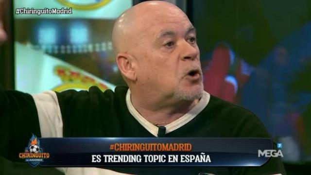 Alfredo Duro en El Chiringuito. Foto: Twitter (@elchiringuito)