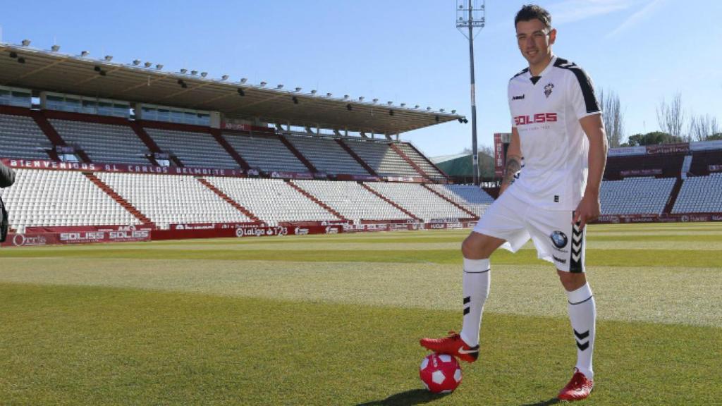 Gorosito, nuevo jugador del Albacete. Foto: Albacete Balompié