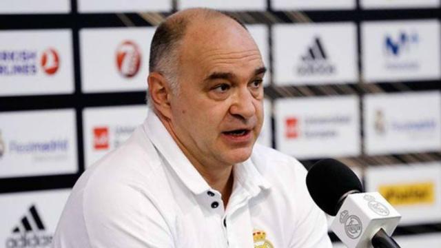 Pablo Laso en rueda de prensa