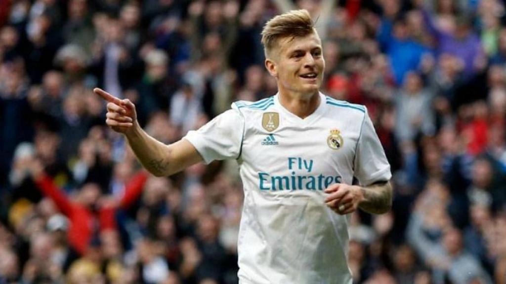 Kroos, en un partido del Real Madrid