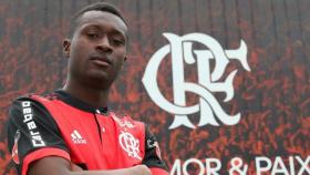 Marlos Moreno, el nuevo compañero de Vinicius en el Flamengo. Foto: Twitter (@Flamengo)