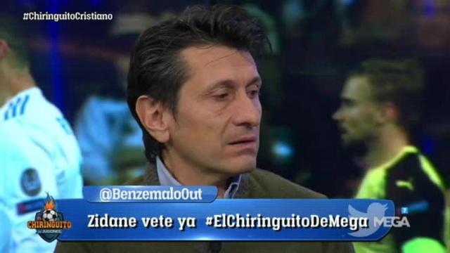 José Félix Díaz en El Chiringuito. Foto: Twitter (@elchiringuitotv)