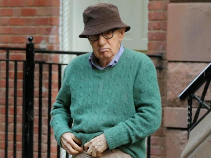 Woody Allen en el rodaje de su última película.