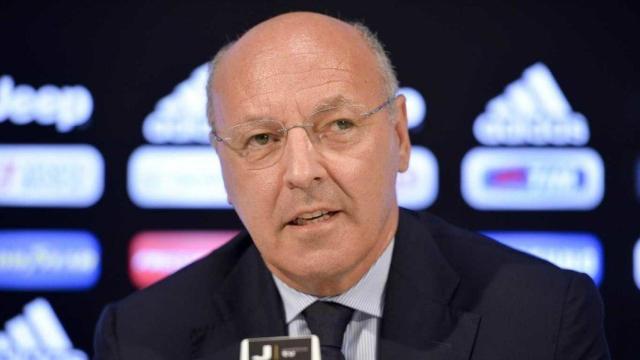 Marotta en rueda de prensa. Foto. juventus.com