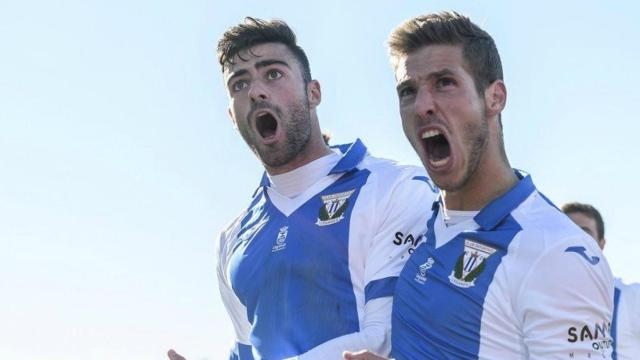 Diego Rico y Rubén Pérez, en un partido con el Leganés. Foto: Twitter (@CDLeganes)