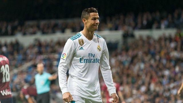 Cristiano Ronaldo en el Bernabéu. Foto: Pedro Rodríguez / El Bernabéu