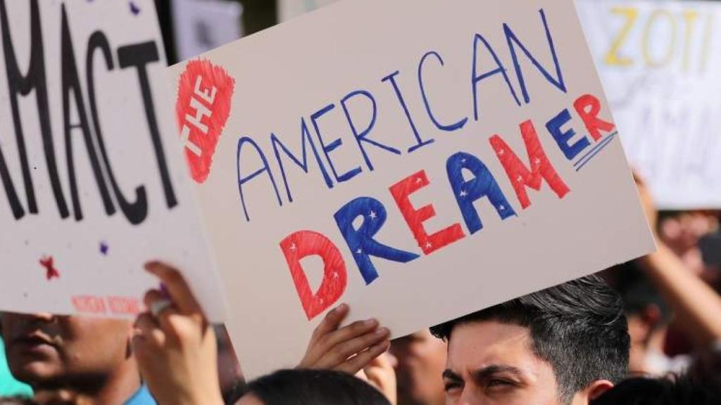 Una protesta de los 'dreamers'.