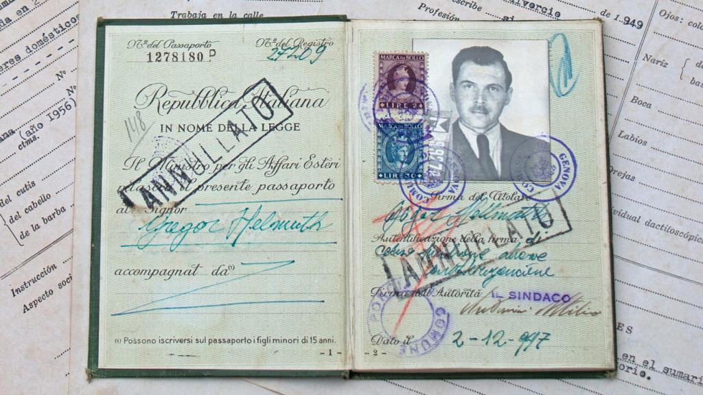 El pasaporte de Mengele.