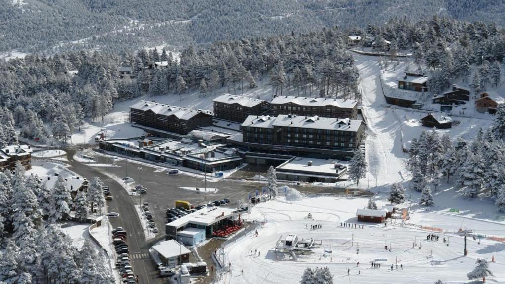 Vista panorámica de la estación de esquí de La Molina.