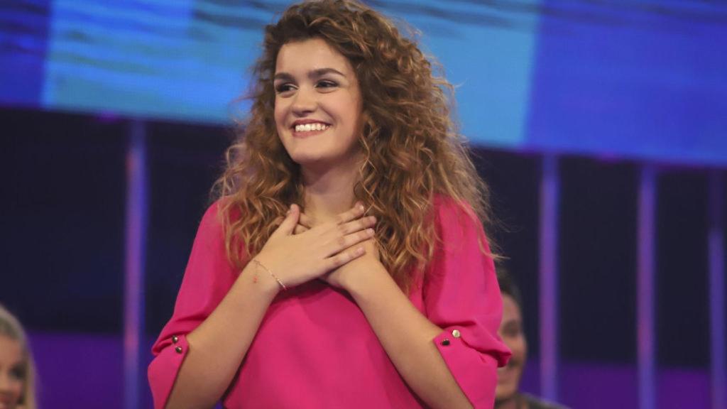 Amaia Romero, una de las concursantes de 'OT' en una de las galas que produce Gestmusic para TVE.