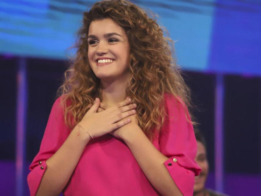 Amaia Romero, en una de las galas de 'OT'.