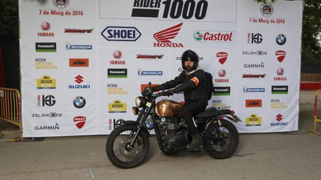 Jordi es aficionado a las motos y ha participado en algunas pruebas