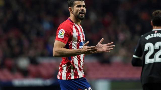 Diego Costa, durante el partido contra el Sevilla.