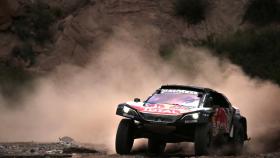 Carlos Sainz, durante una etapa del Dakar.