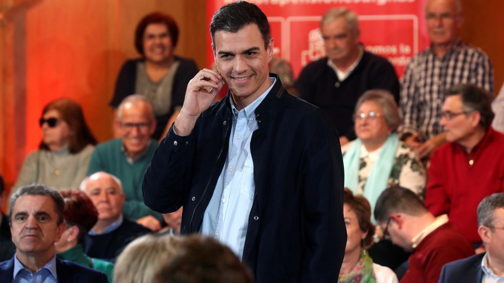 Pedro Sánchez, hace uno días, en Leganés