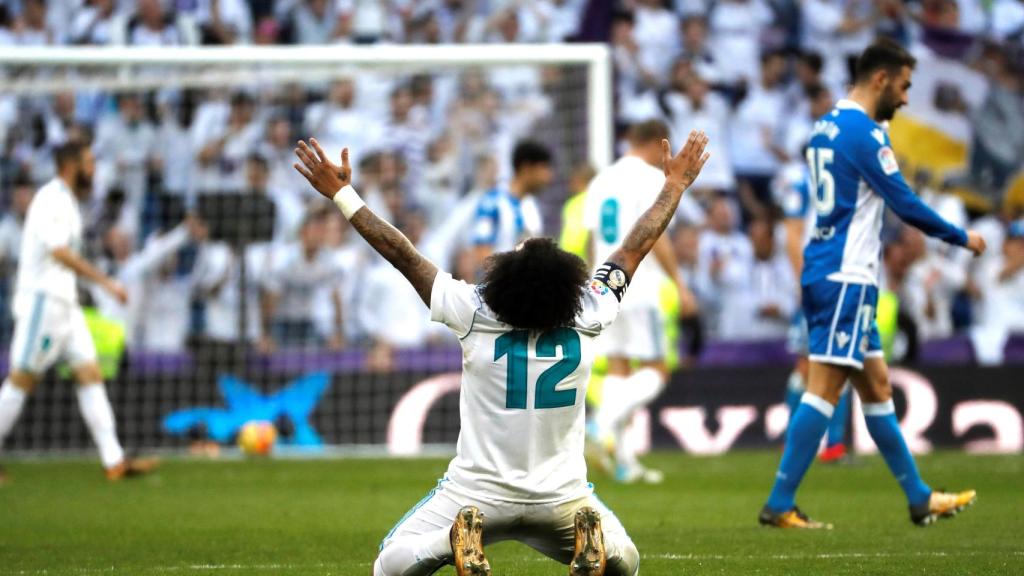 La felicidad regresó al Bernabéu este domingo.