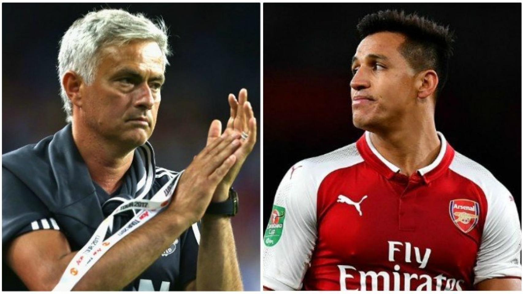 José Mourinho y Alexis Sánchez