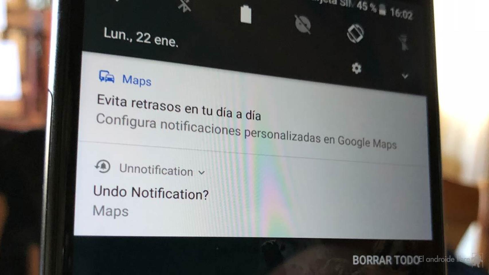 Mejora las notificaciones con la opción de recuperarlas por error