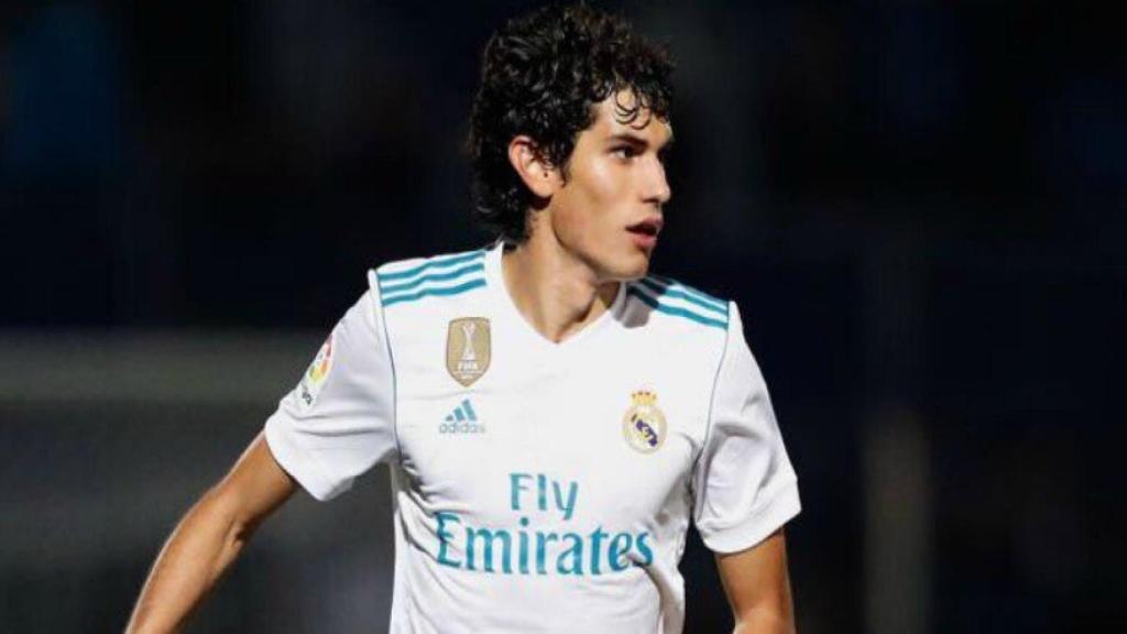 Vallejo, en un partido con el Real Madrid. Foto: Twitter (@JesusVallejo)