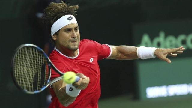 Ferrer en su última eliminatoria con España.