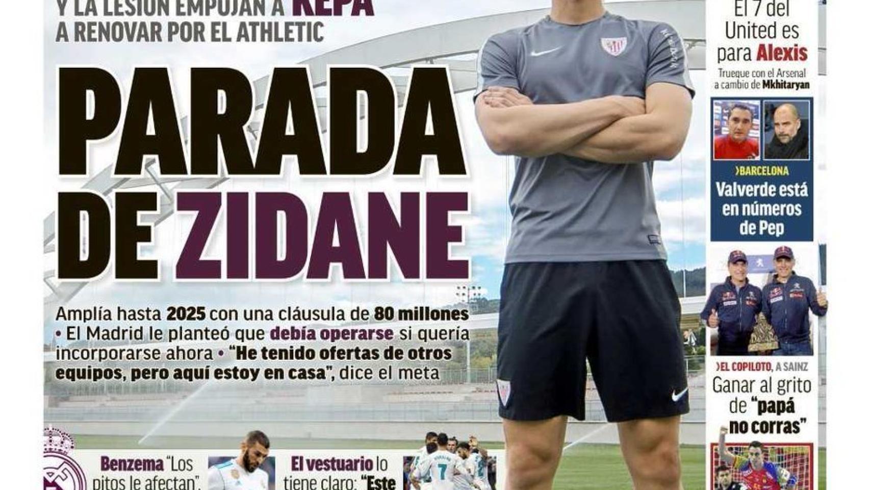 Portada MARCA (23/01/18)