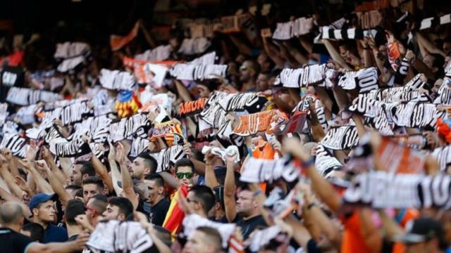 Afición del Valencia. Foto: valenciacf.com