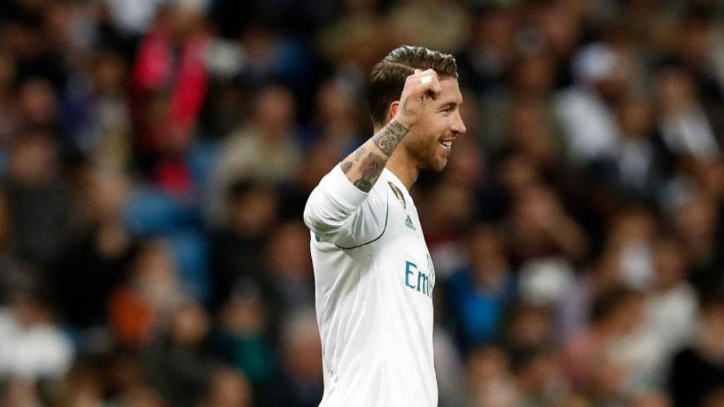 Sergio Ramos en el Bernabéu