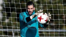 Casilla entrena en Valdebebas