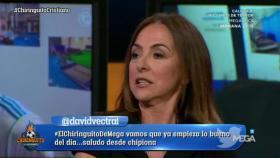 Carme Barceló, en El Chiringuito. Foto: Twitter (@elchiringuitotv)